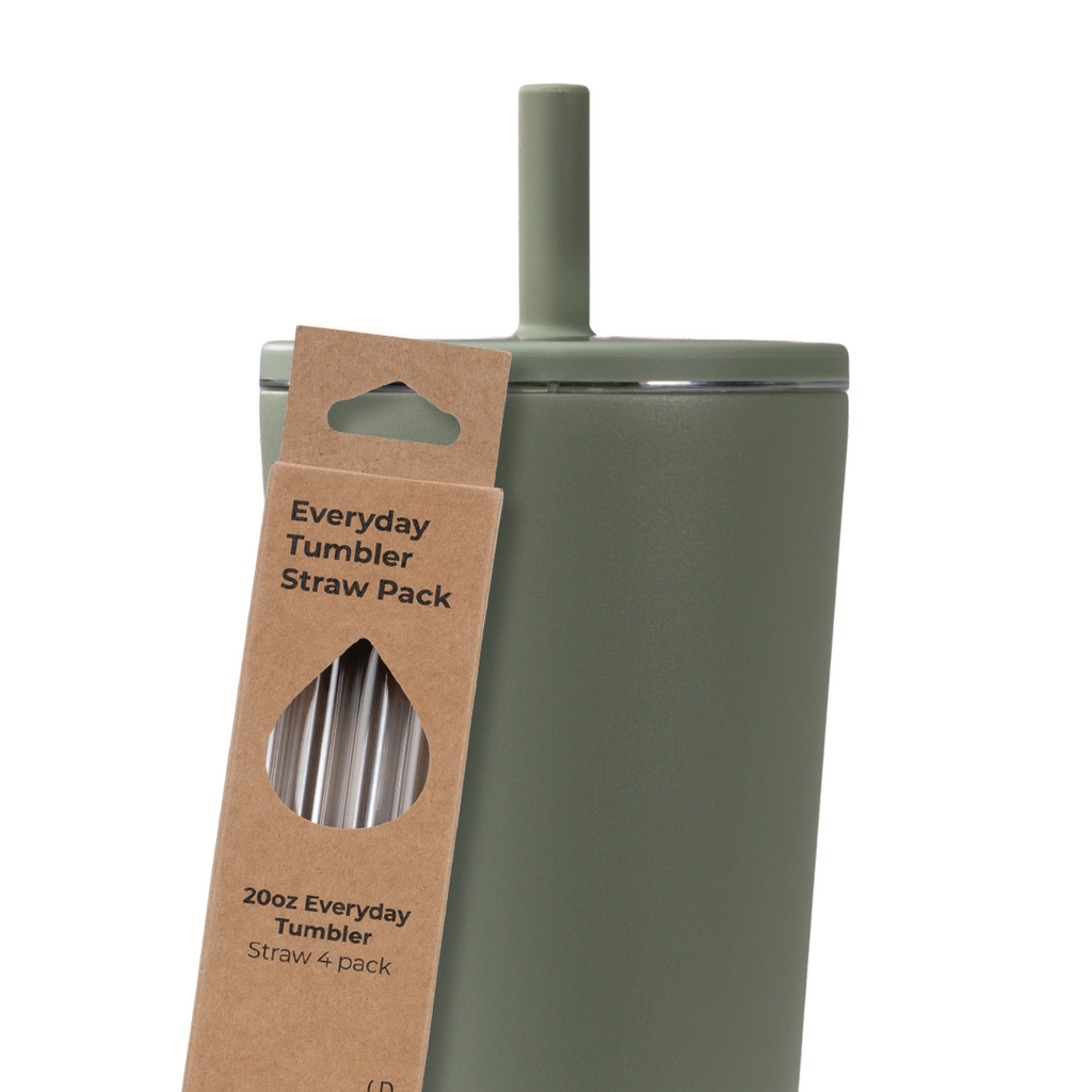Tumbler Straws 4 Pack 20oz - Ready for Long Days