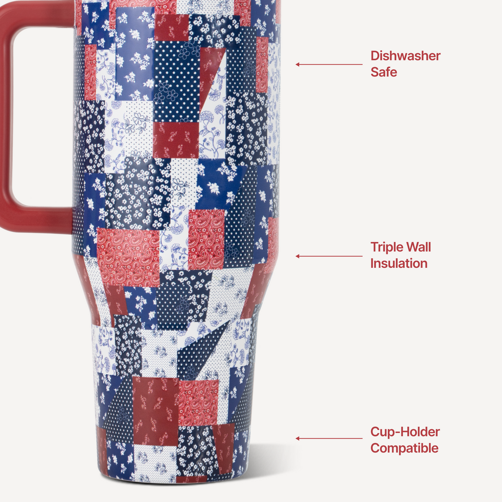 Quilted Americana - Sip With HydroJug