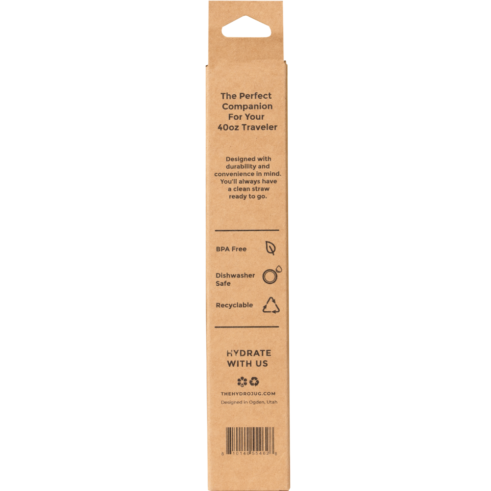 40oz Traveler Straws - Hydrate the Day