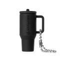 Black Traveler Keychain